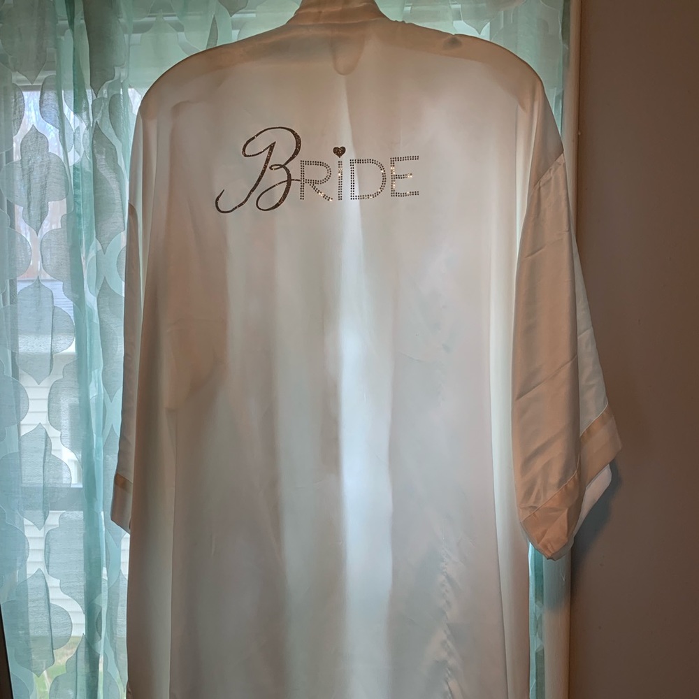 Victoria’s Secret bedazzled bride robe